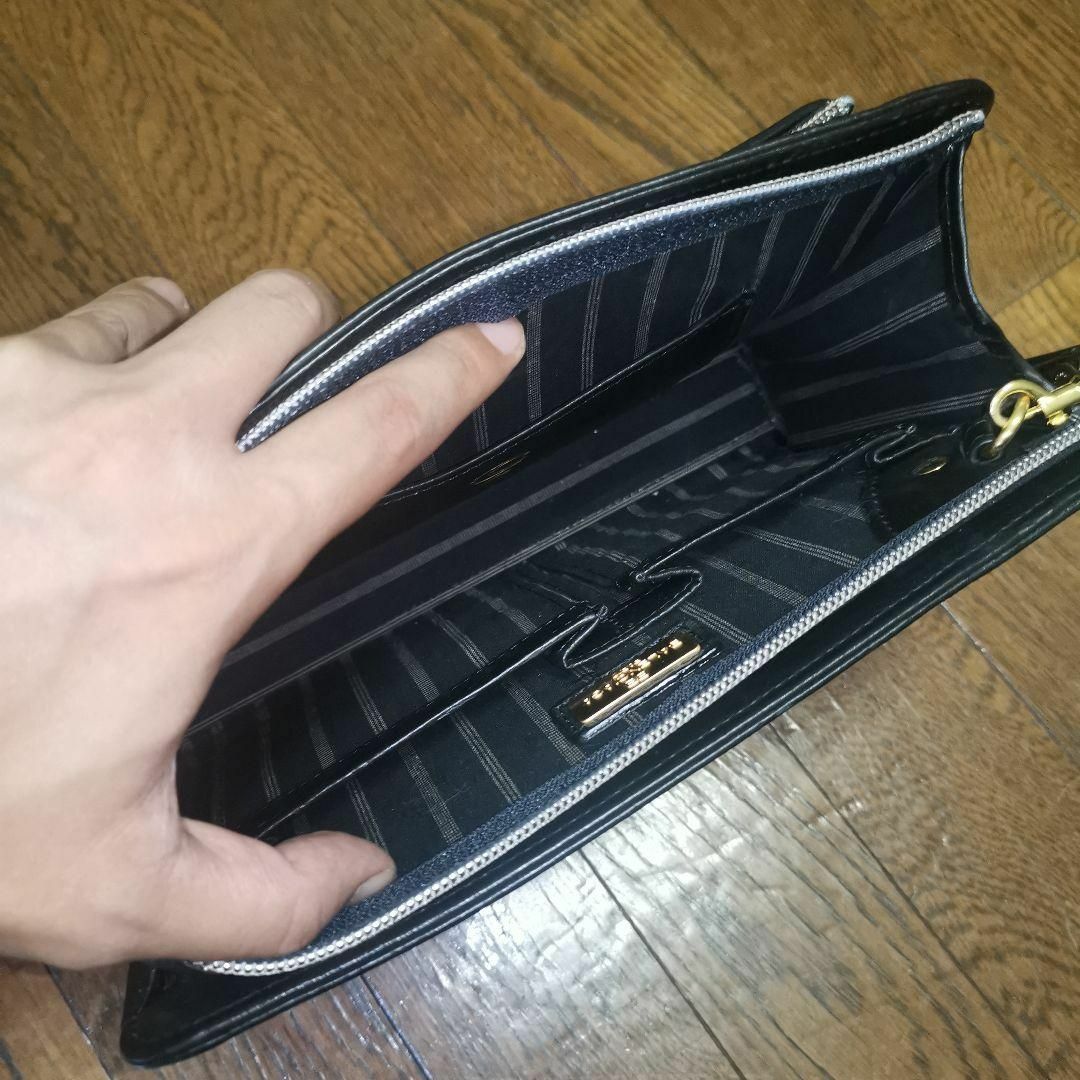 超美品 バレンシアガ エース レザー セカンドバッグ クラッチ オールド
