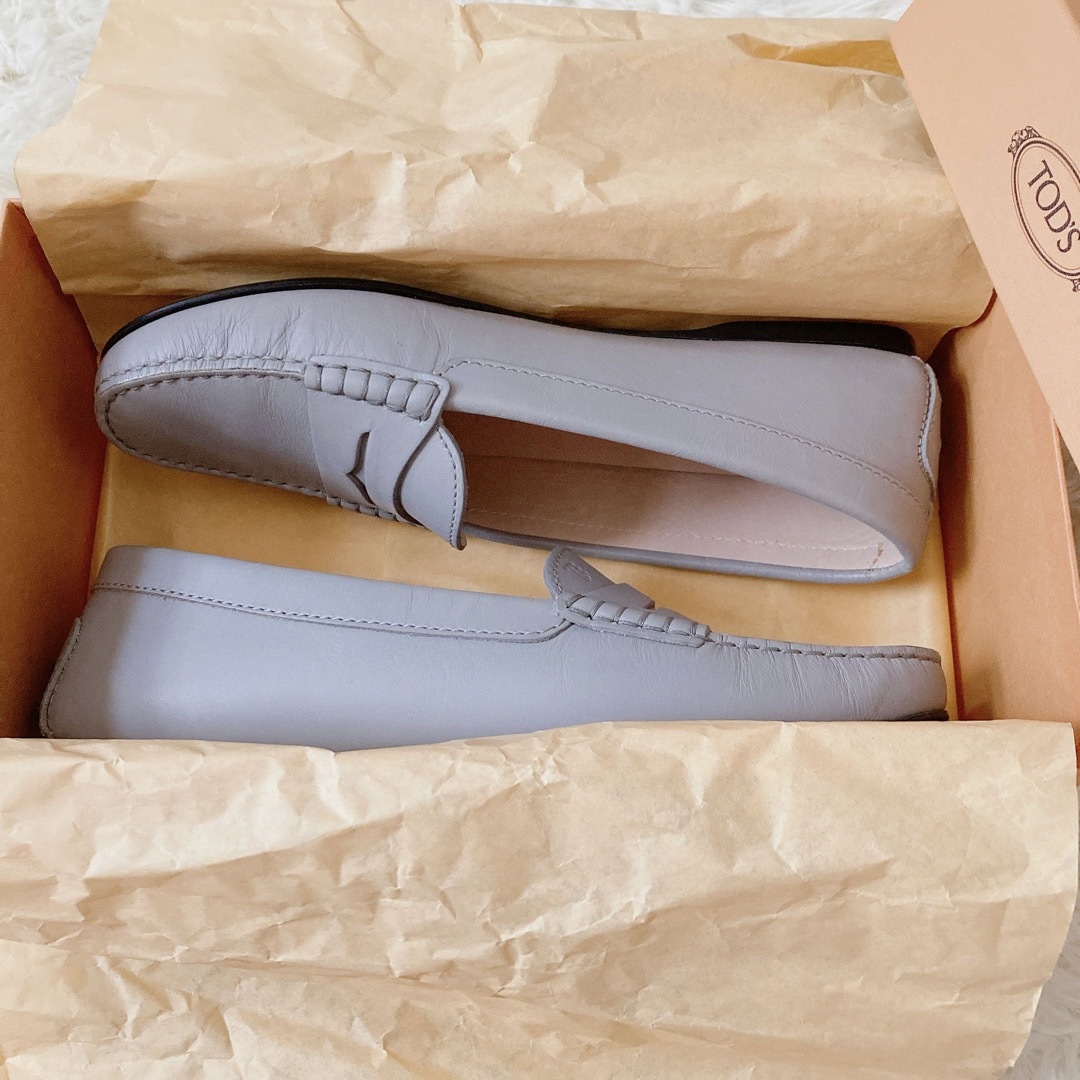 【未使用品】 TOD'S レザー モカシン ドライビングシューズ