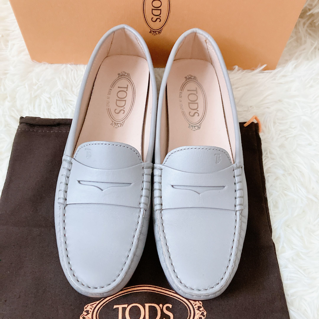 TOD'S - 【未使用品】 TOD'S レザー モカシン ドライビングシューズの