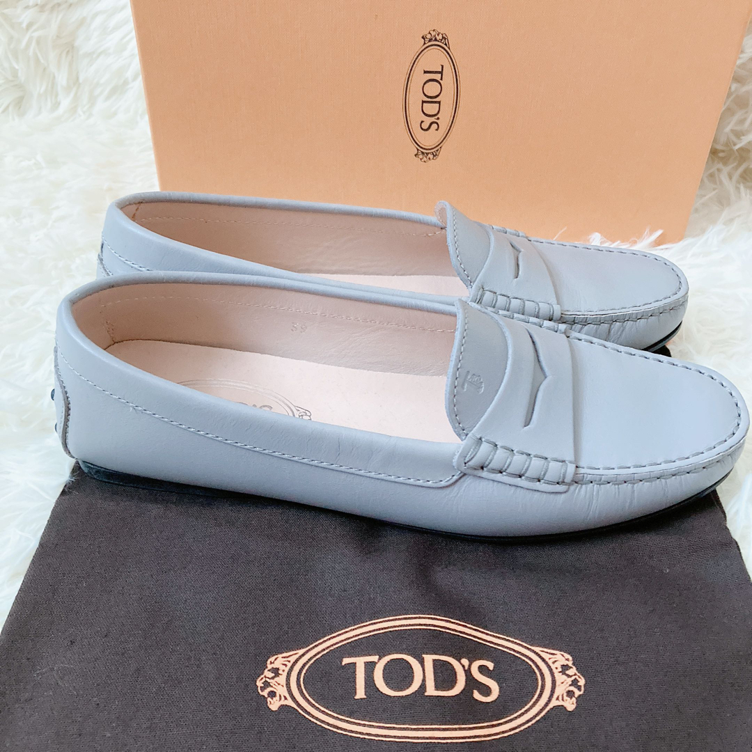 【未使用品】 TOD'S レザー　モカシン ドライビングシューズ