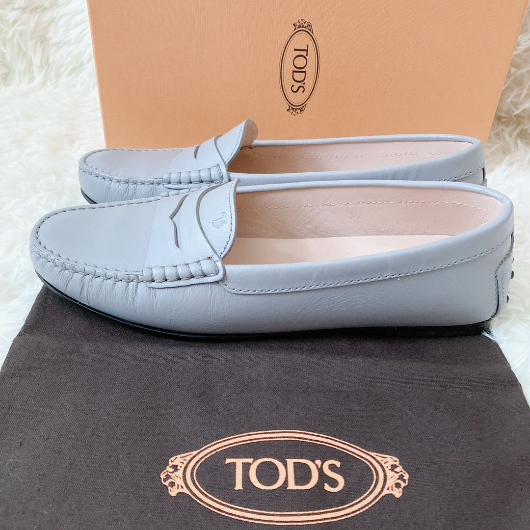 TOD'S - 【未使用品】 TOD'S レザー モカシン ドライビングシューズの