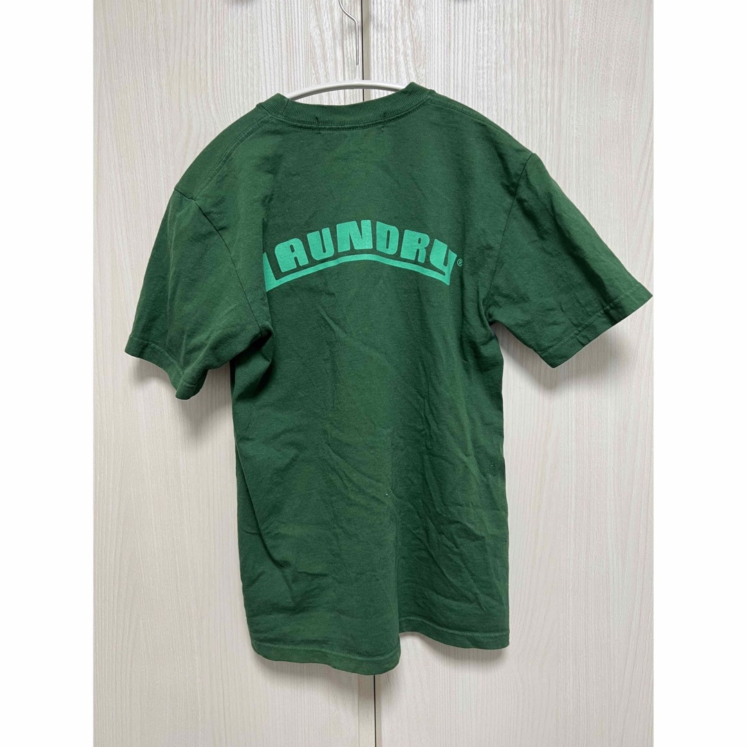 LAUNDRY(ランドリー)の美品　ランドリー 半袖 Tシャツ カットソー アップル ロゴ グリーン S レディースのトップス(Tシャツ(半袖/袖なし))の商品写真