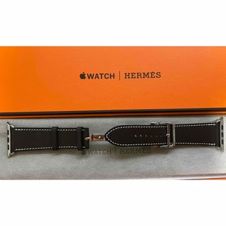 Hermes - Apple Watch HERMES バックルレザーベルト45㍉の通販 by と