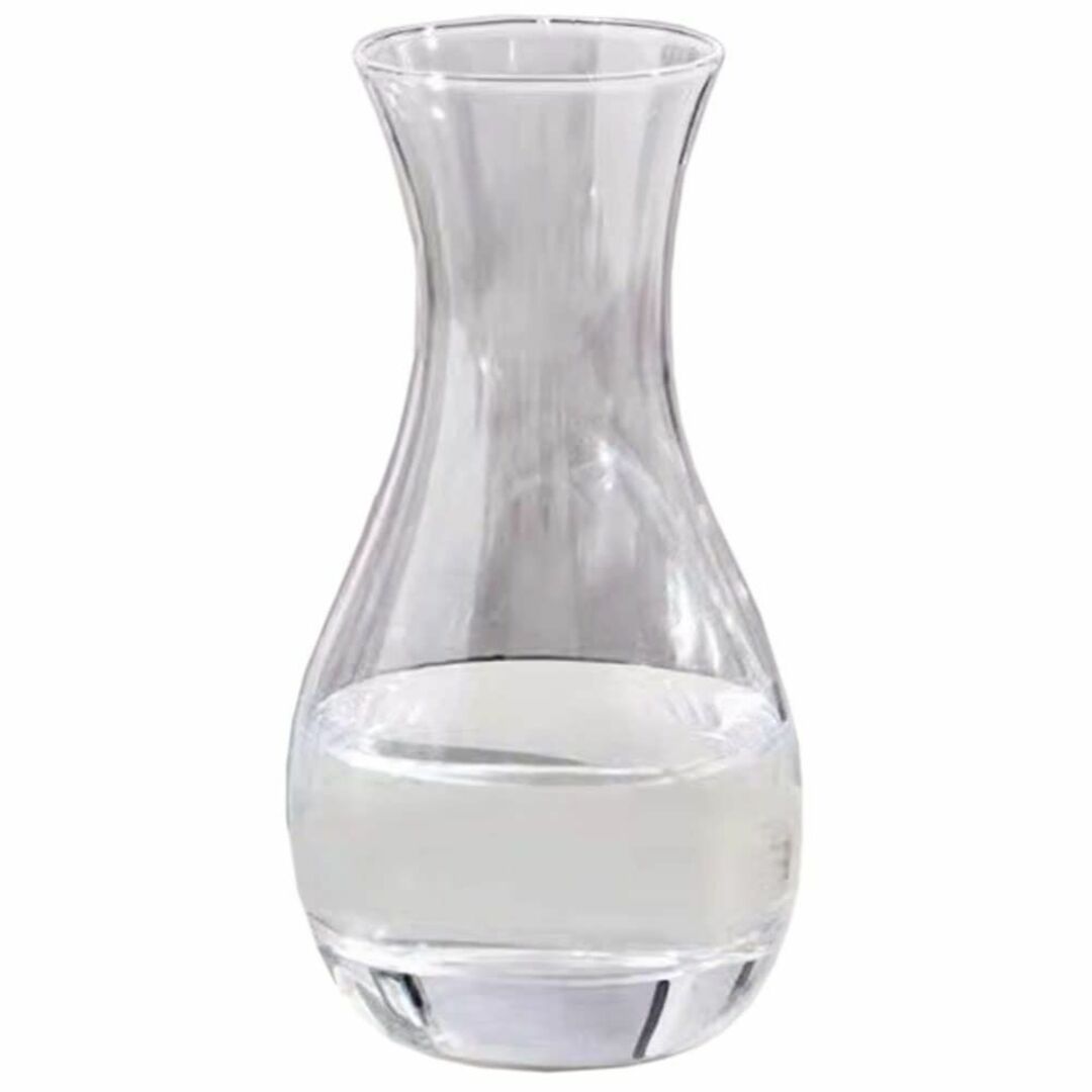 【色: クリア】花瓶 おしゃれ 北欧 フラワーベース オーロラ ガラス 一輪挿し