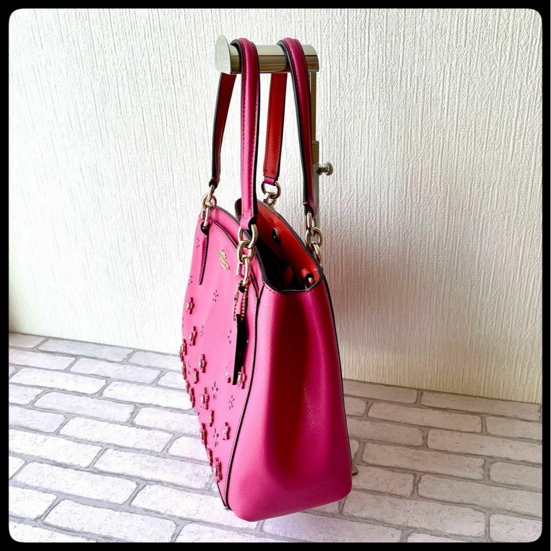 COACH - 【限定値下げ】 COACH コーチ 2WAYショルダーバッグ フラワー