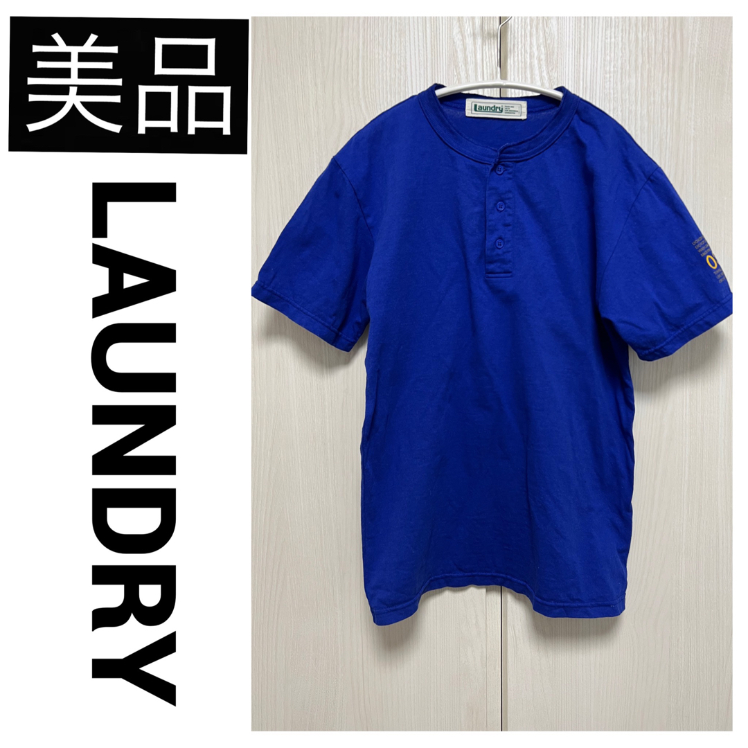 LAUNDRY(ランドリー)の◆美品　ランドリー 半袖 Tシャツ ポロシャツ カットソー ブルー S レディースのトップス(Tシャツ(半袖/袖なし))の商品写真