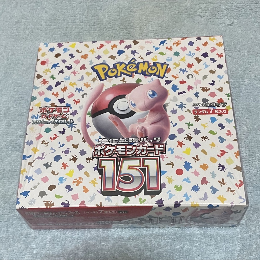 ポケモンカード151BOXシュリンク付き