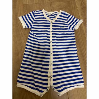 プチバトー(PETIT BATEAU)のプチバトー　半袖ロンパース(ロンパース)