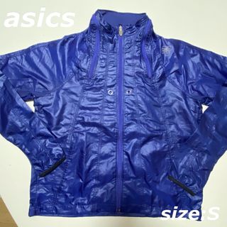 asics - asics　アシックス　ウィンドブレーカー　パープル　S