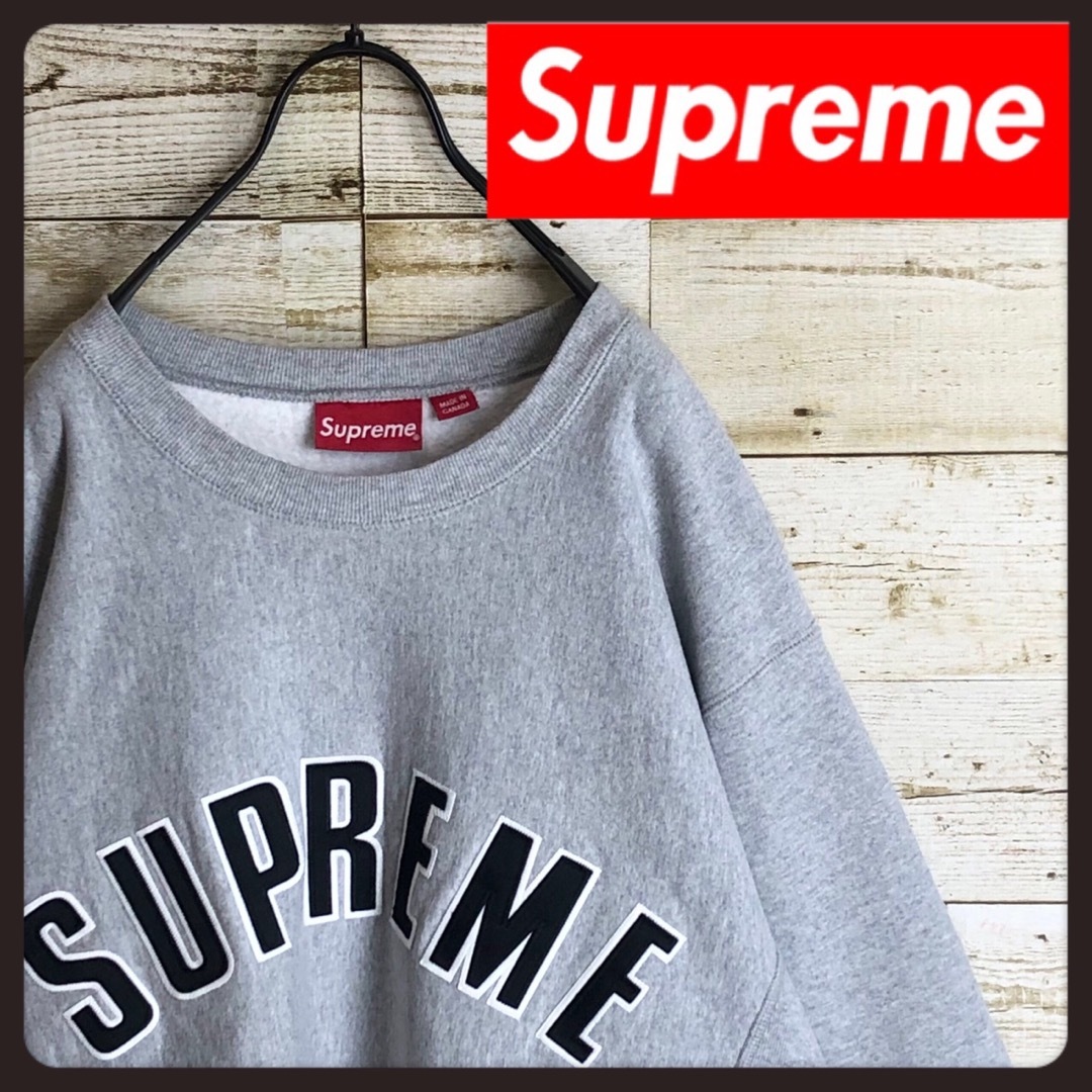 美品　XL Supreme  シュプリーム スウェット漢字