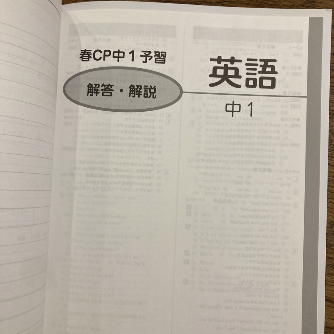 家庭教師のトライ　新学年準備講座　英語・数学　予習・復習 エンタメ/ホビーの本(語学/参考書)の商品写真