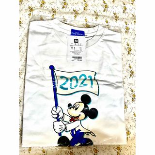 新品未開封Mサイズディズニーリゾート2021年ミッキーTシャツ(Tシャツ/カットソー(半袖/袖なし))