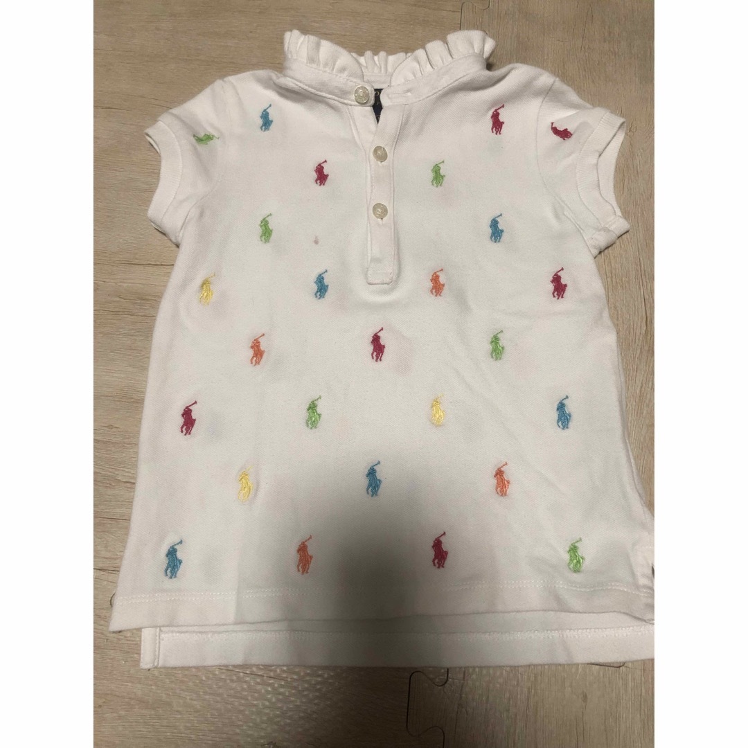 POLO RALPH LAUREN(ポロラルフローレン)のポロ　ラルフローレン　半袖110cm キッズ/ベビー/マタニティのキッズ服女の子用(90cm~)(Tシャツ/カットソー)の商品写真