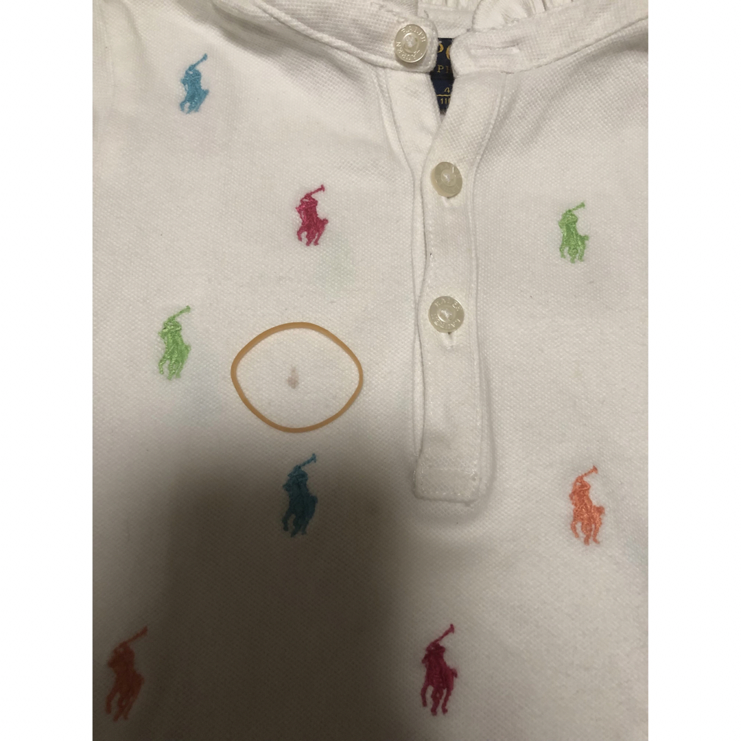 POLO RALPH LAUREN(ポロラルフローレン)のポロ　ラルフローレン　半袖110cm キッズ/ベビー/マタニティのキッズ服女の子用(90cm~)(Tシャツ/カットソー)の商品写真