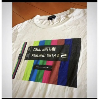 ポールスミス(Paul Smith)のポールスミスデザインホワイトコットンT(Tシャツ/カットソー(半袖/袖なし))