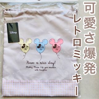 ディズニー(Disney)の新品　未開封　激レア　大きめサイズ　Disney トラベル　巾着(キャラクターグッズ)