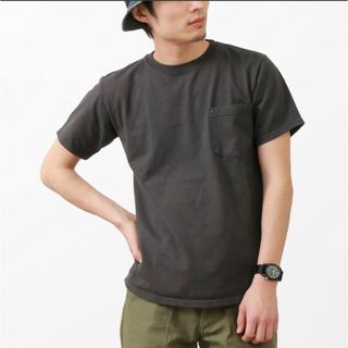 グッドウェアー(GOOD WEAR)のグッドウェアGoodwear　半袖Tシャツ　ユーズドブラック　M(Tシャツ/カットソー(半袖/袖なし))