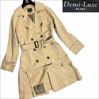 Demi-Luxe BEAMS ヘリンボーン ラップコート　三條場夏海さん着用