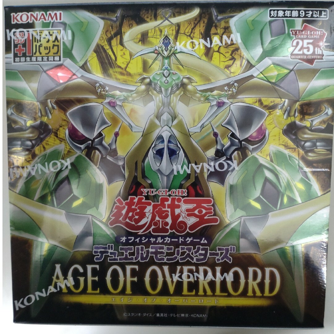 遊戯王OCG  AGE OF OVERLORD 1BOX 新品未開封