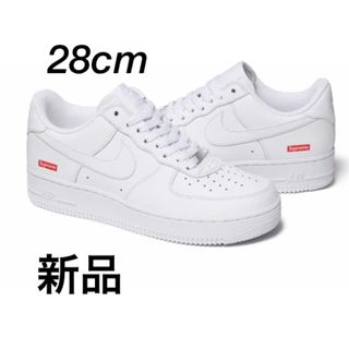 Supreme - 訳あり 28cm 新品 白 Supreme NIKE AIR FORCE 1の通販 by ハ