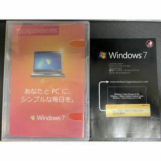Windows7 Home Premium 32bit アップグレードDVD(その他)