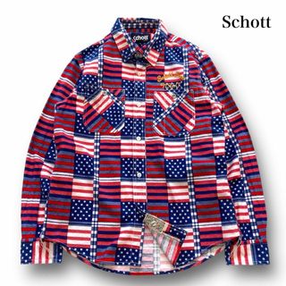 SCHOTT ショット ｼﾞｯﾌﾟﾗｲﾃｨﾝｸﾞﾎﾞｰﾀﾞｰ Lサイズ