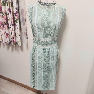 TADASHI SHOJI ♡タダシショージ　刺繍　レーワンピース　ドレス