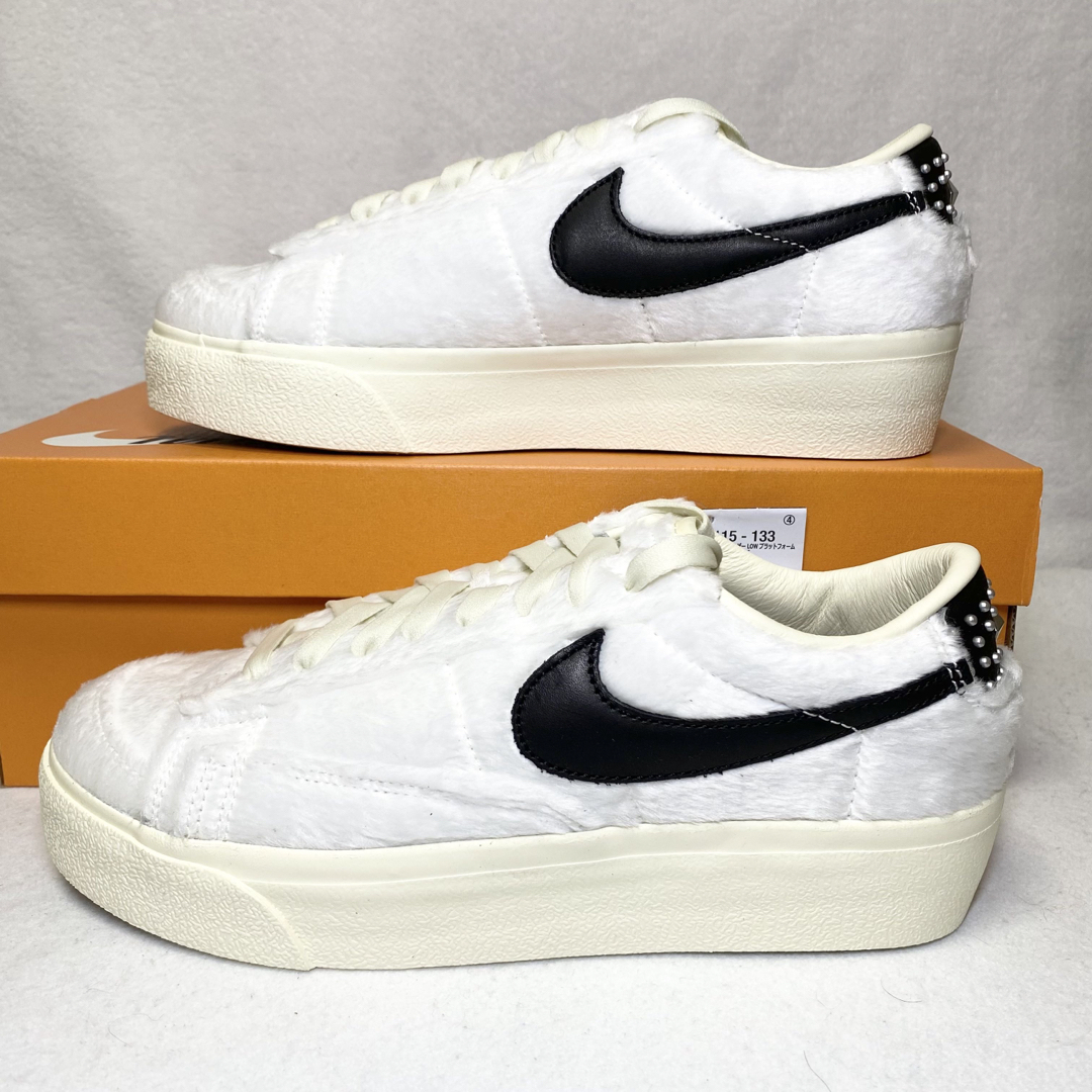 ナイキ ブレーザー NIKE BLAZER プラットフォーム ホワイトファー