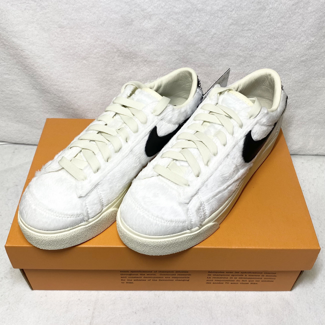 ナイキ ブレーザー NIKE BLAZER プラットフォーム ホワイトファー