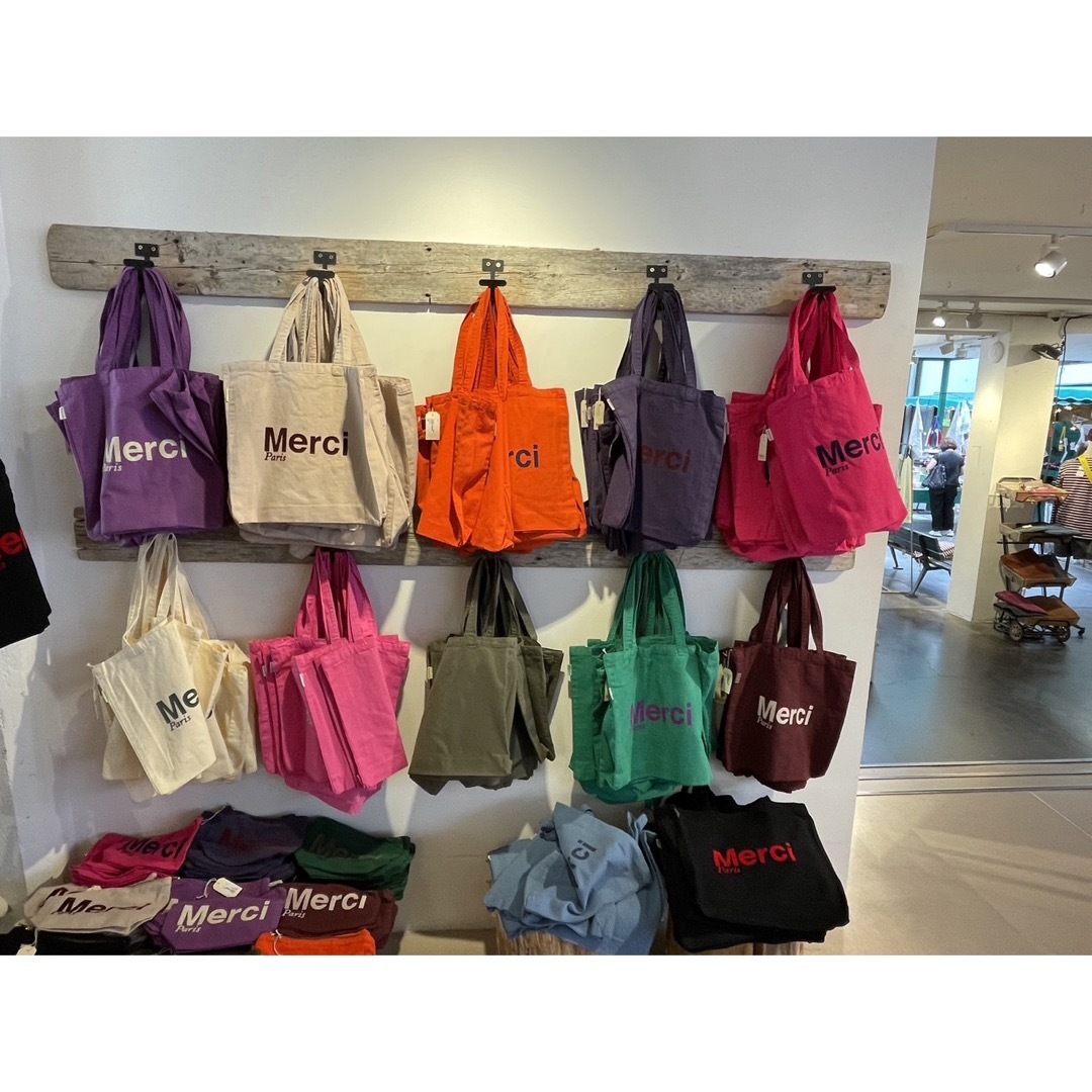 メルシー Merci トートバッグ ショッピングバッグ エコバッグ メルシー Merci トートバッグ ショッピングバッグ エコバッグ
