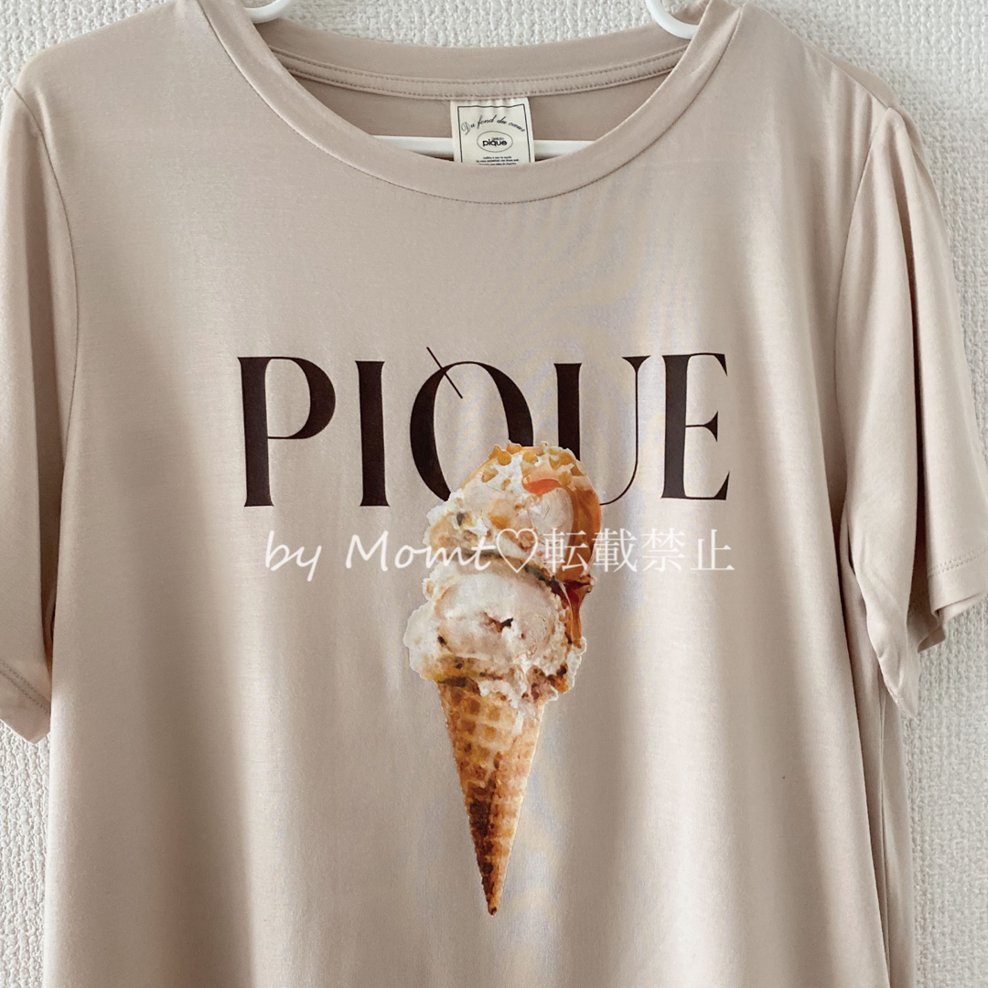 gelato pique COOLレーヨンアイスロゴTシャツの通販 by 8/23———8/30発送不可｜ジェラートピケならラクマ