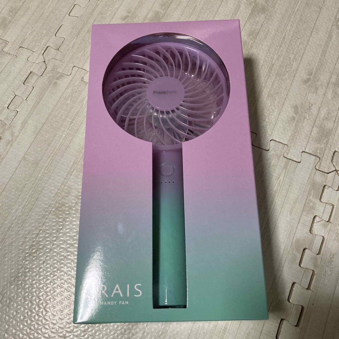 Francfranc(フランフラン)のFRAIS HANDY FAN GRADATION スマホ/家電/カメラの冷暖房/空調(扇風機)の商品写真