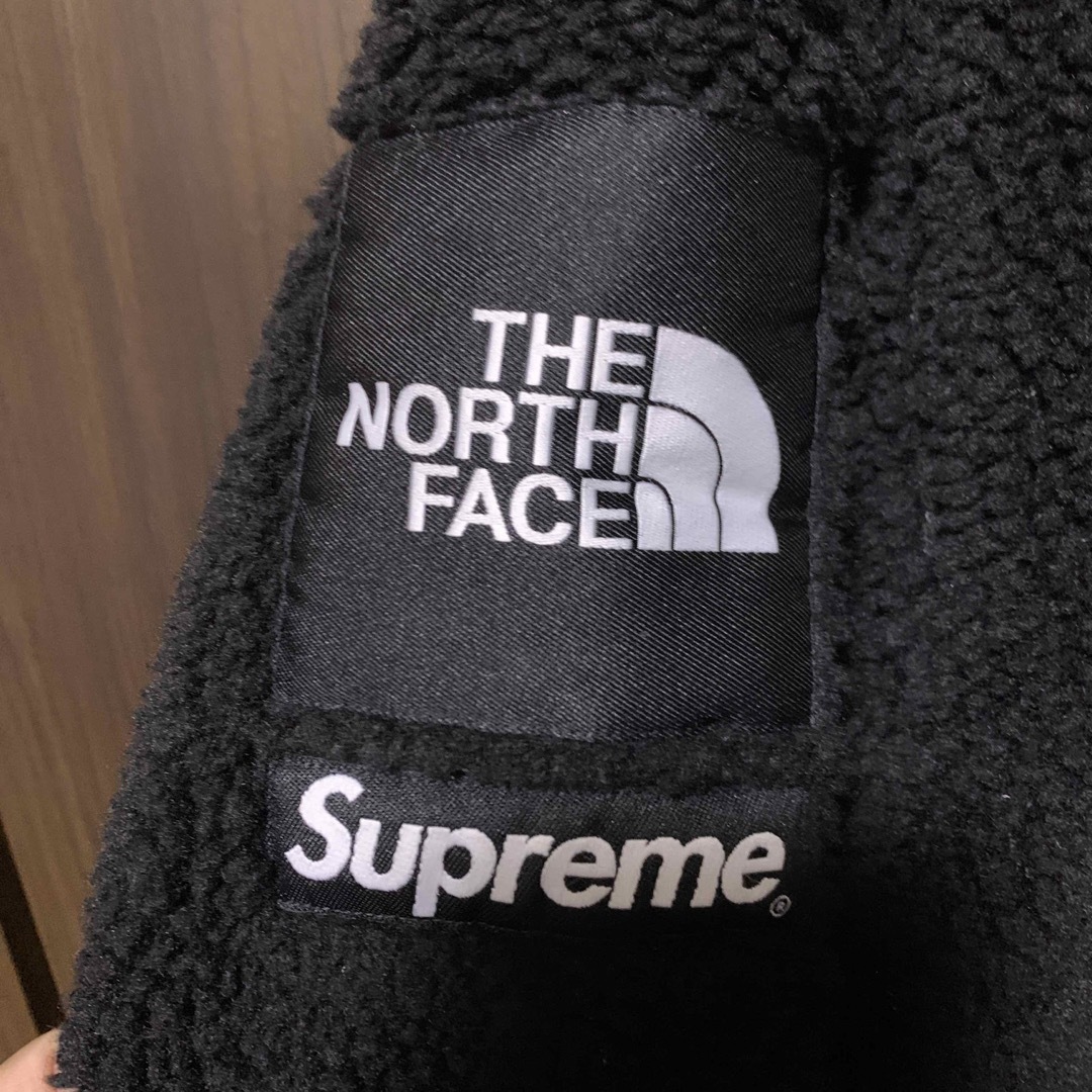 supreme s logo hooded fleece jacket M