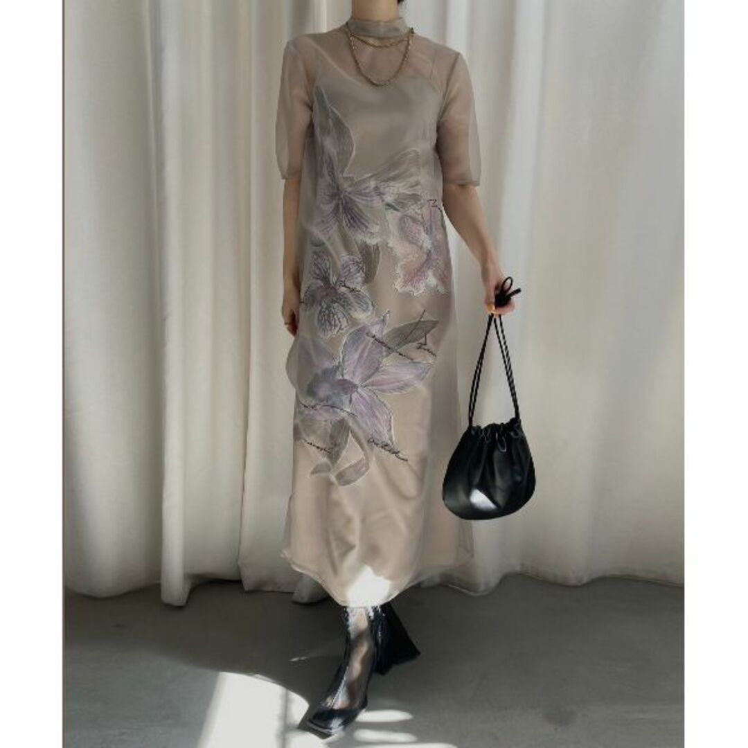 KEITAMARUYAMA× AMERI SHEER LAYERED DRESS