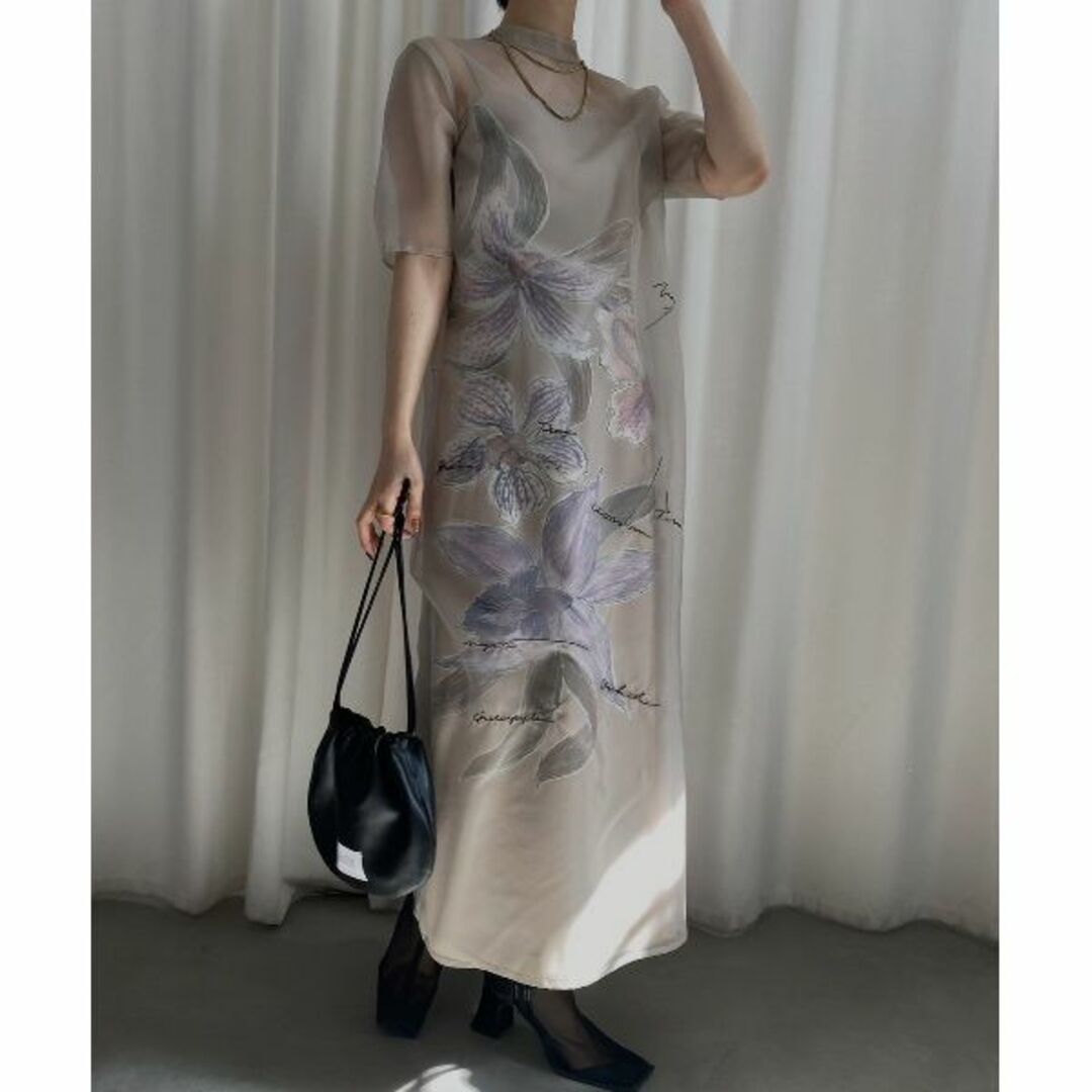 KEITAMARUYAMA ×AMERI SHEER LAYERED DRESS