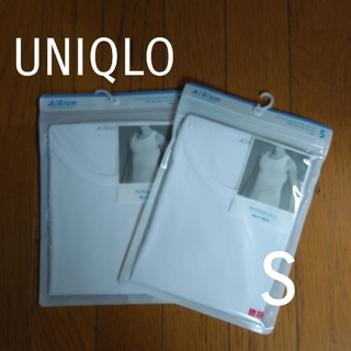 ユニクロ(UNIQLO)のUNIQLOエアリズム　タンクトップ　S　2枚セット(タンクトップ)