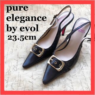 pure elegance by evol  エナメル ・ダークブラウン(ハイヒール/パンプス)