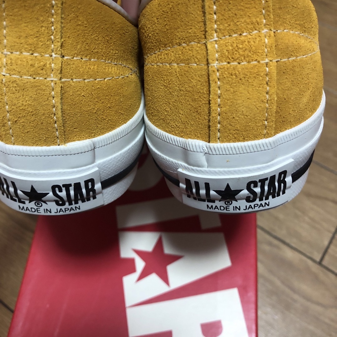 CONVERSE(コンバース)のCONVERSE ONE STAR J SUEDE GOLD 日本製 24.5 メンズの靴/シューズ(スニーカー)の商品写真