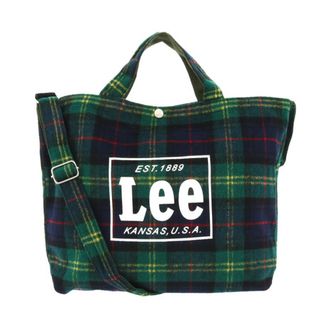 リー(Lee)のLee トートバッグ　ショルダーバッグ　クリスタルチェック(トートバッグ)