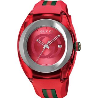 グッチ(Gucci)の腕時計 グッチ SYNC シンク YA137103A レッド(腕時計(アナログ))