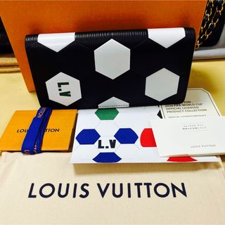 ルイヴィトン(LOUIS VUITTON)の💕新品未使用💕LV💕エピポルトフォイユプラザ💕長財布💕FIFAWC💕限定モデル💕(長財布)