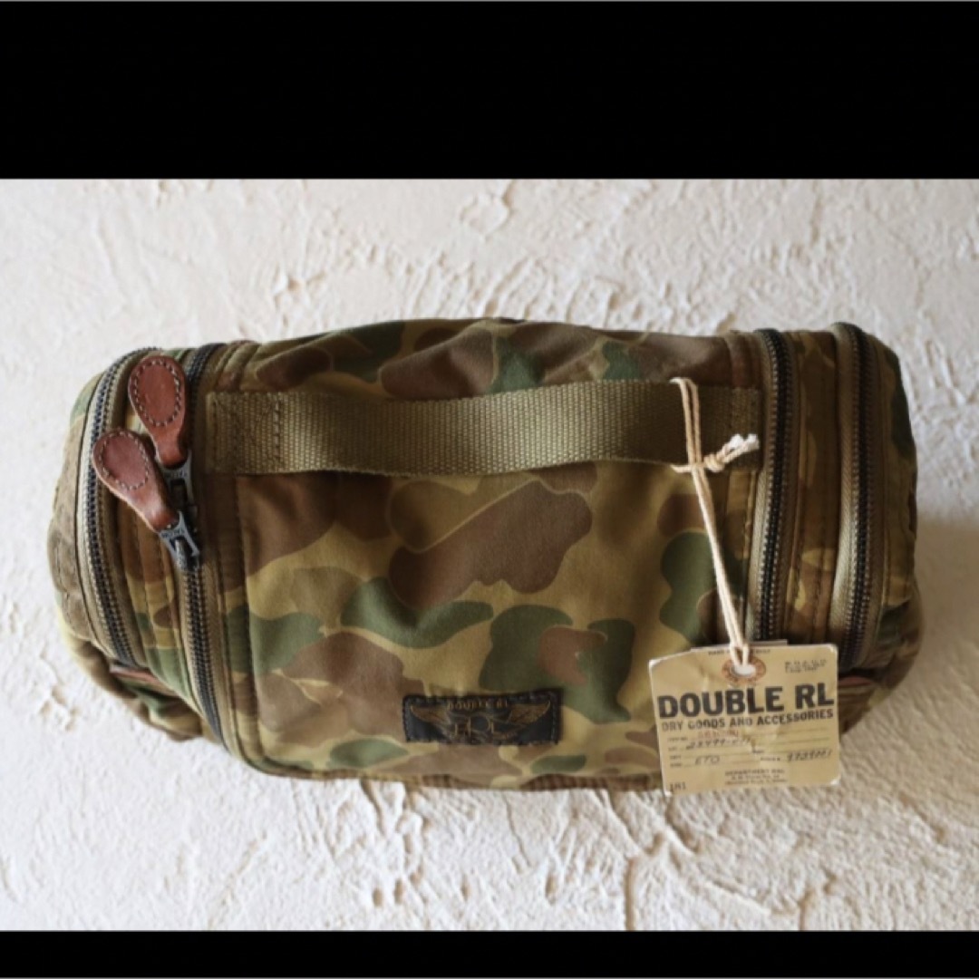 RRL(ダブルアールエル)の新品*RRL*カモ トラベル キット*　ダブルアールエル  メンズのバッグ(トラベルバッグ/スーツケース)の商品写真