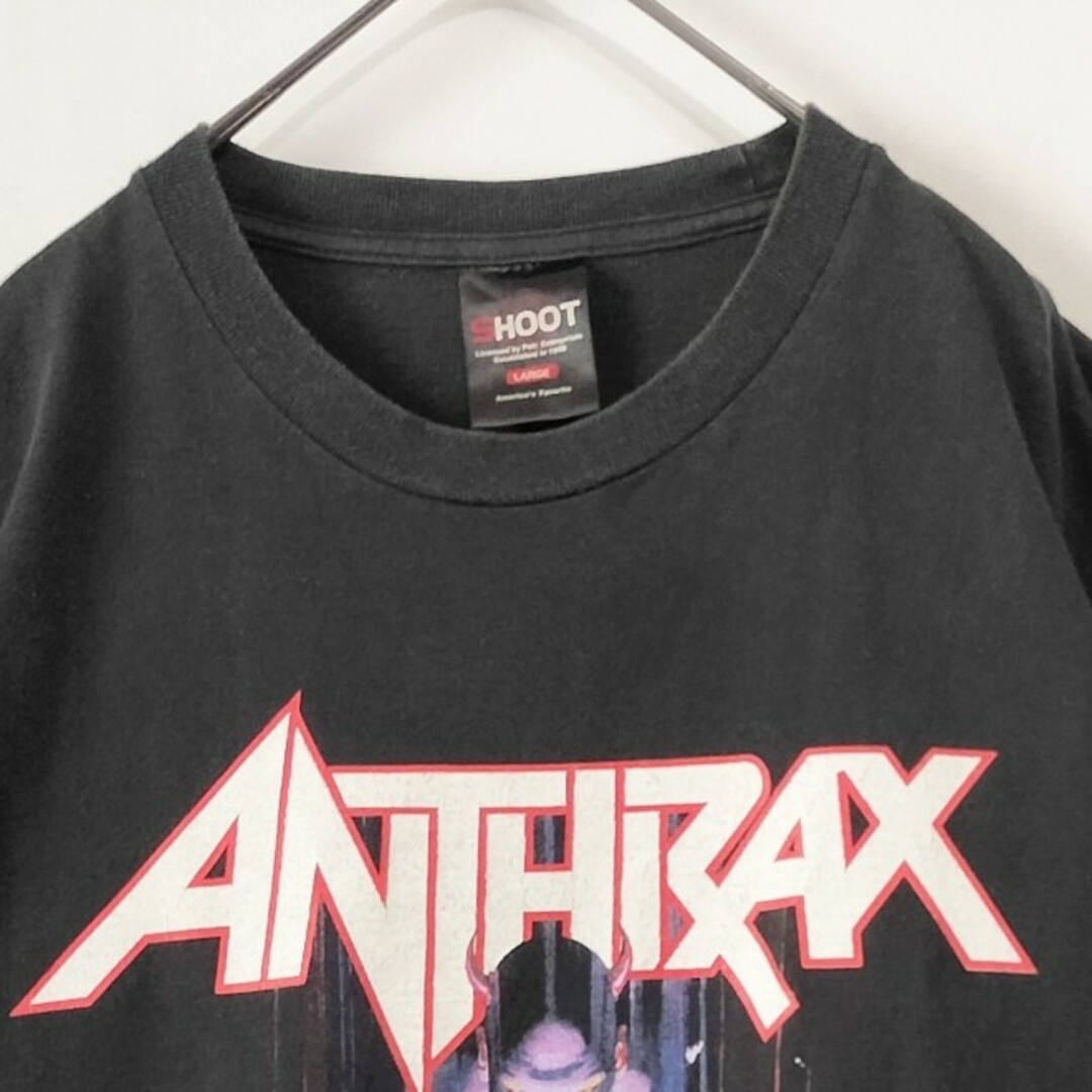 【SHOOT】ANTHRAX  アンスラックス 2004 ツアーTシャツ メンズのトップス(Tシャツ/カットソー(半袖/袖なし))の商品写真