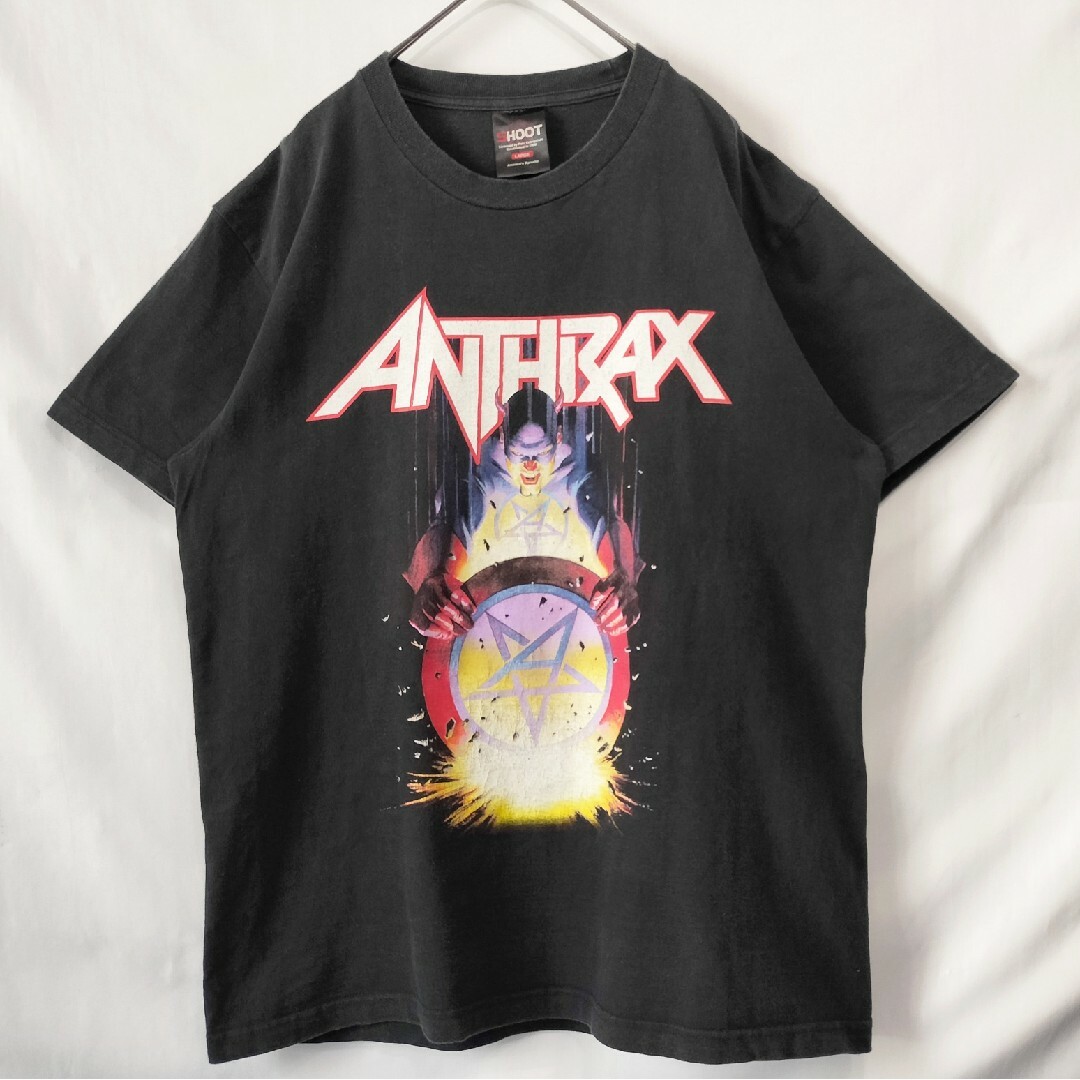 【SHOOT】ANTHRAX  アンスラックス 2004 ツアーTシャツ メンズのトップス(Tシャツ/カットソー(半袖/袖なし))の商品写真