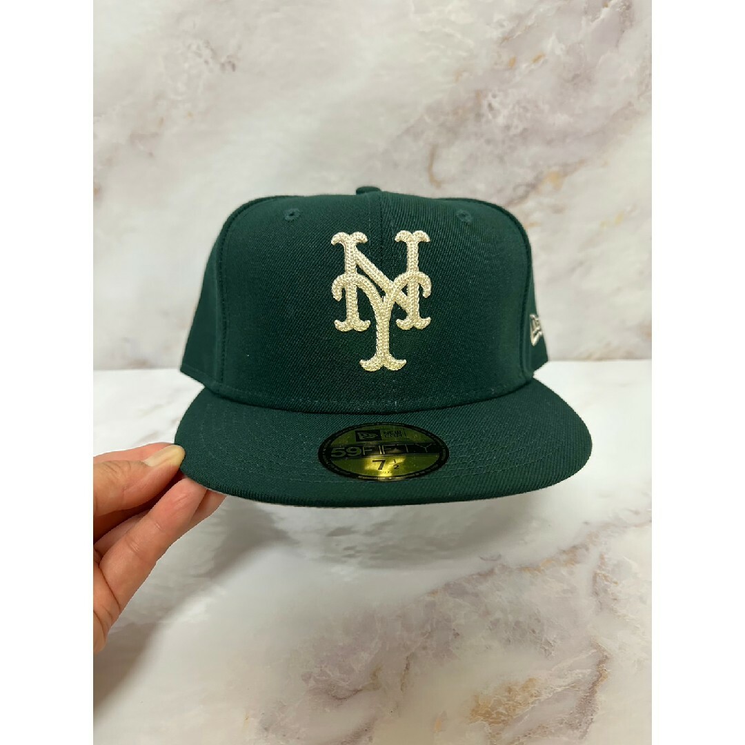 Newera 59fifty ニューヨークメッツ ステッチロゴ キャップ Newera 59fifty ニューヨークメッツ ステッチロゴ キャップ