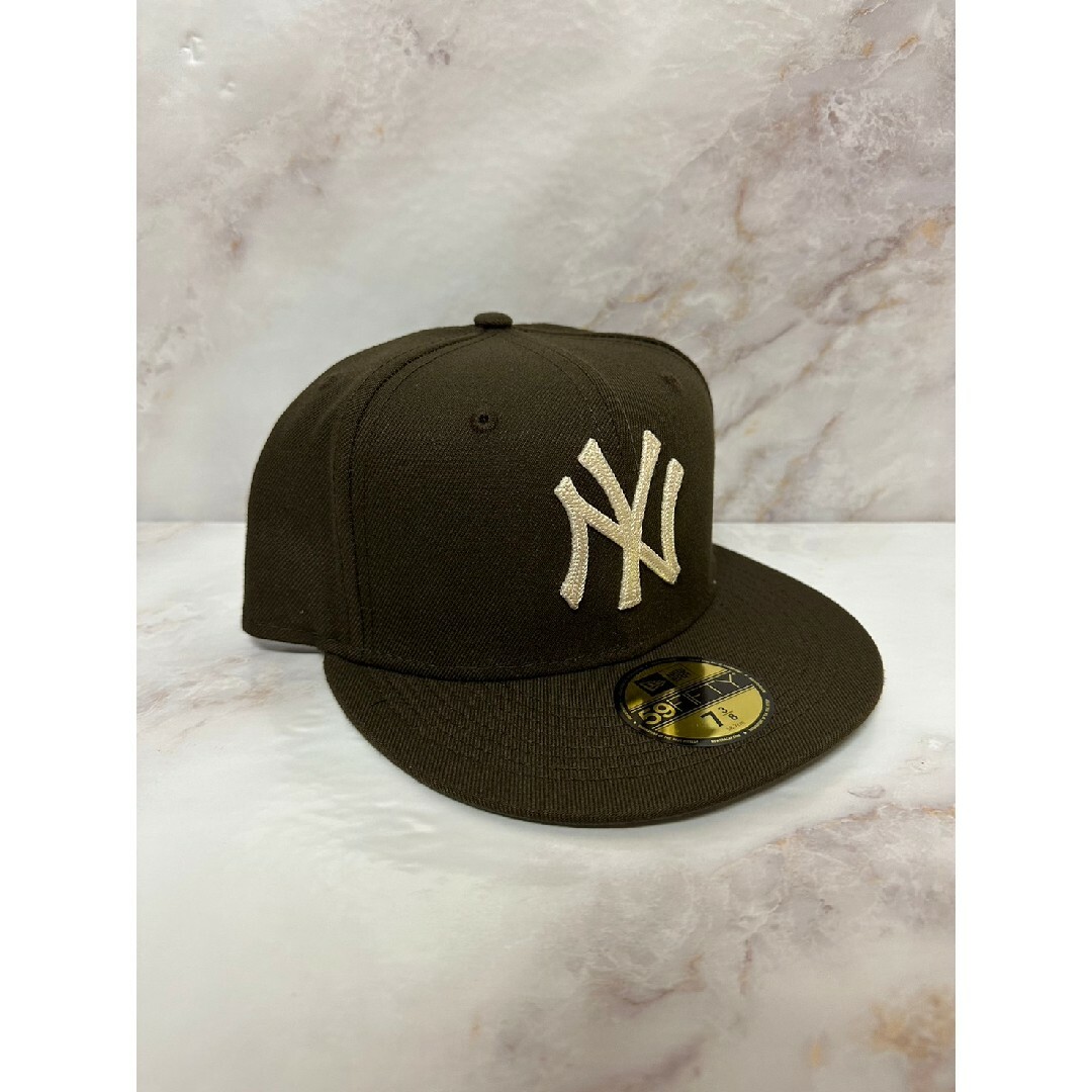 Newera 59fifty ニューヨークヤンキース ステッチロゴ キャップ