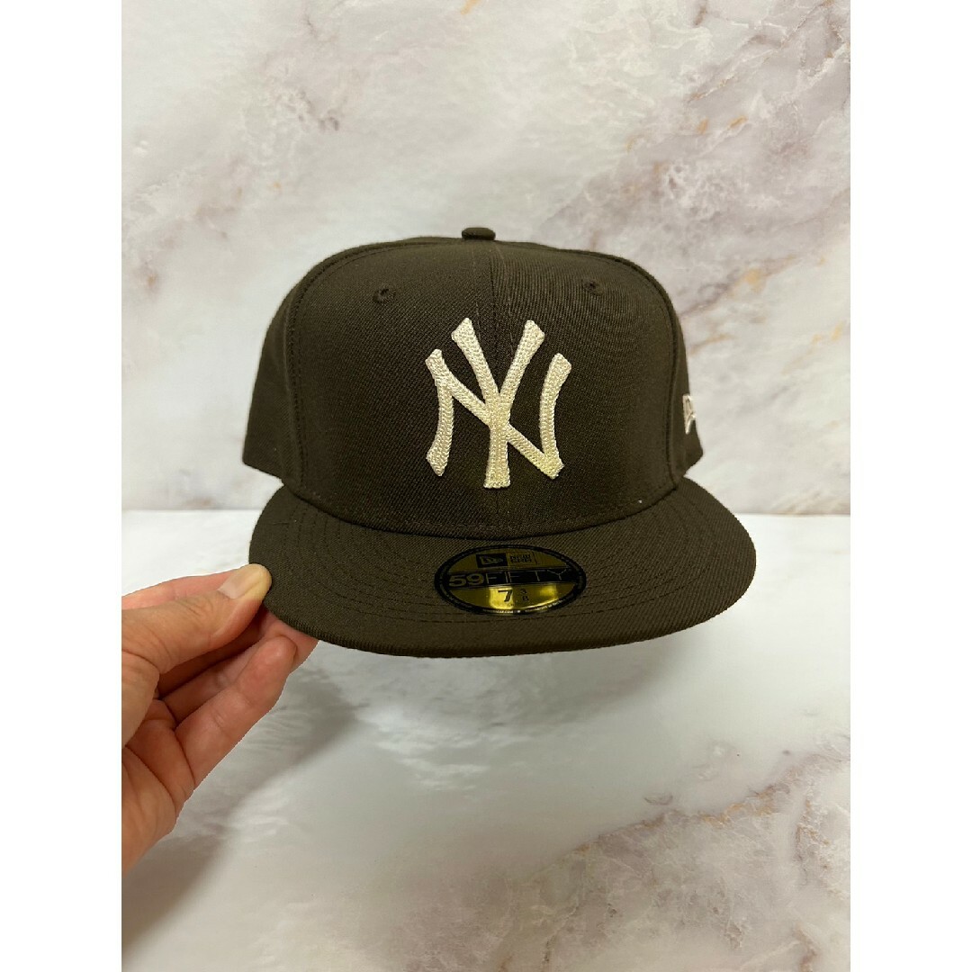 Newera 59fifty ニューヨークヤンキース ステッチロゴ キャップ