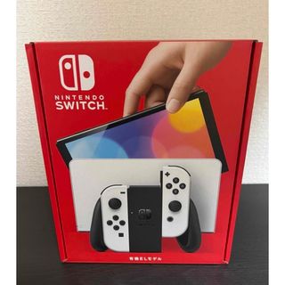 ニンテンドースイッチ(Nintendo Switch)の【新品】NintendoSwitch有機E Lモデル ホワイト(家庭用ゲーム機本体)