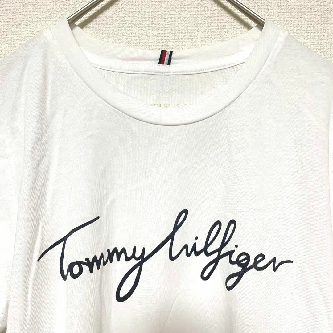 TOMMY HILFIGER(トミーヒルフィガー)のn190 トミーフィルフィガー 訳あり 半袖 Tシャツ プリント レディースのトップス(Tシャツ(半袖/袖なし))の商品写真