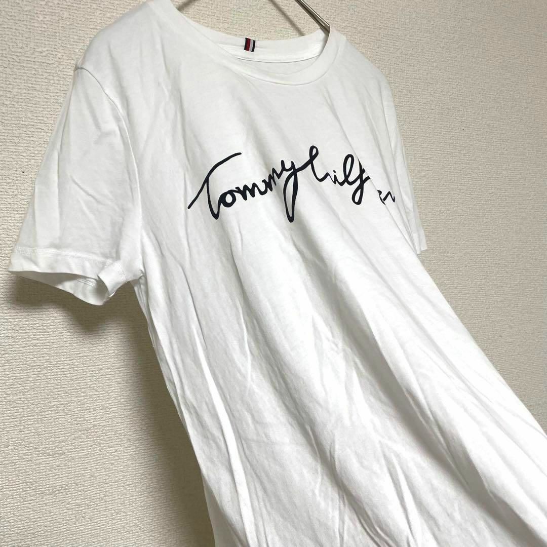 TOMMY HILFIGER(トミーヒルフィガー)のn190 トミーフィルフィガー 訳あり 半袖 Tシャツ プリント レディースのトップス(Tシャツ(半袖/袖なし))の商品写真